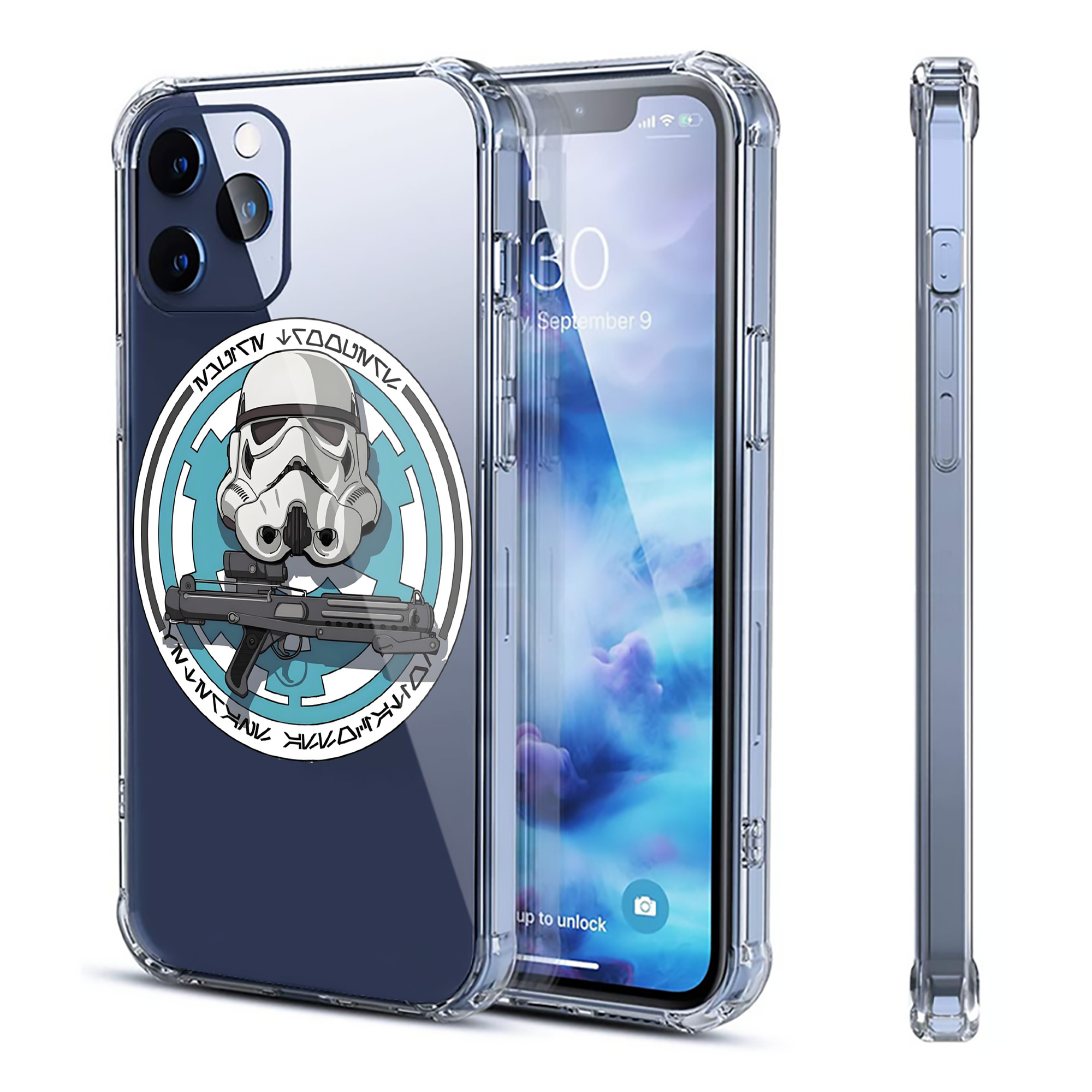 （画像用） スター・ウォーズ Star Wars 【iPhone 12シリーズ対応】透明スマホケース（クリアソフトケース）